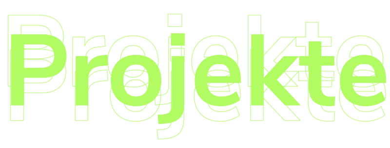 Eine Collage von verschiedenen Projekten der Trenti & Jung Werbeagentur, die kreative Designs, Kampagnen und Branding-Strategien zeigt.