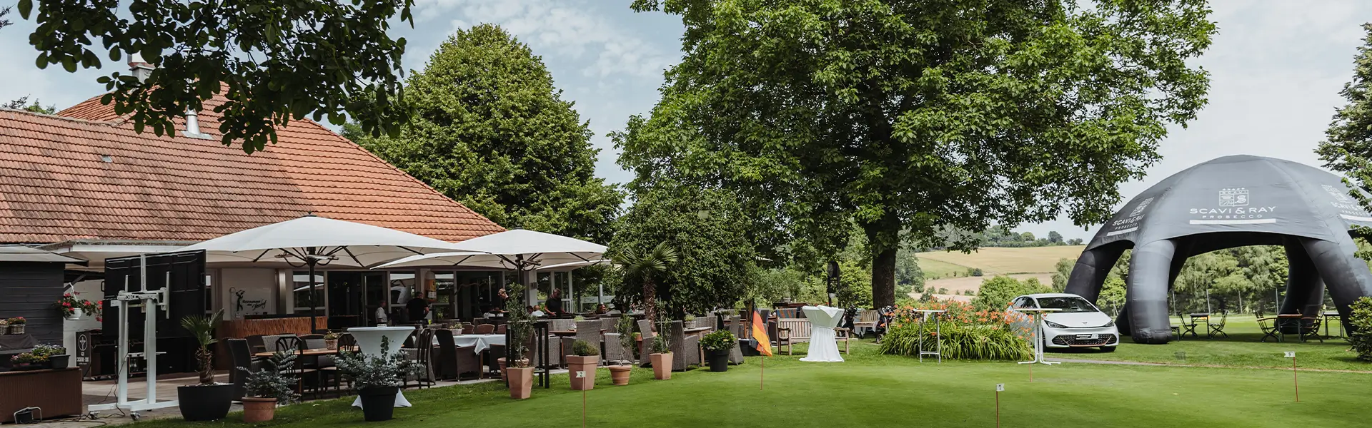 Heerhof in Herford mit Blick auf den Golfplatz.